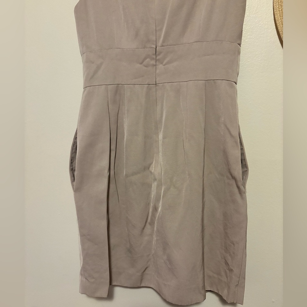 Banana Republic Soft Beige Sleeveless Mini Dress - Picture 5 of 7